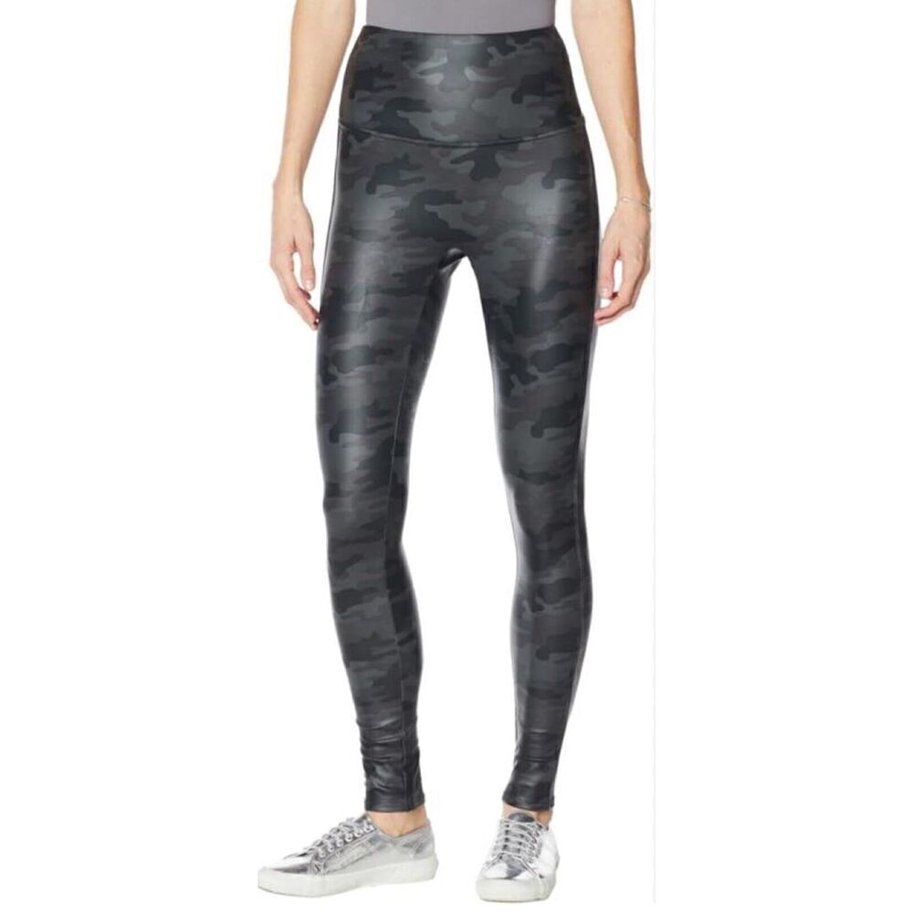 DG2 NWT slim sleek coated grey camo leggings XXS Tall